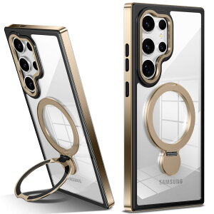 �y���������zTMUJWS Galaxy S24 Ultra �p�P�[�X SC-52E SCG26 �P�[�X Magnetic�Ή� 360°��]�X�^���h �c�����Ή� ���C�����X�[�d�Ή� �M�����N�V�[ s24 ultra�P�[�X �ČRMIL�K�i �ϏՌ� �ϋv�� �ω��� ���� 6.8 