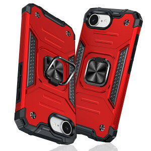 �y���������zTMUJWS iPhone 16e �p�P�[�X �����O �Ռ��z�� �ϏՌ� TPU+PC�o���p�[ ��d�\�� �ČRMIL�K�i �S�ʕی�J�o�[ ����h�~ �ԍڃz���_�[�Ή� �C�菝�h�~ ����~�� �y�� ���^ �A�C�t�H��16e �p