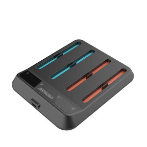 �y���������zLICHIFIT Switch2�Ή� ���E�����^�R���g���[���[ �X�^���h 4-in-1 �[�d�h�b�N ��̌^ 4�䓯���[�d LED�C���W�P�[�^�[�t�� �F�F�}�Ɏ����܂���