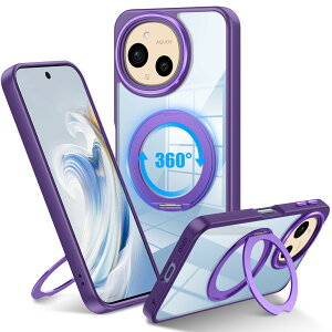 �y���������zAQUOS Sense9 �p �P�[�X Magnetic�Ή� �N���A �����O �ϏՌ� SH-53E SHG14 �P�[�X ���� �Ռ��z�� TPU+PC�o���p�[ ��d�\�� 360°��]�X�^���h �X�g���b�v�z�[���t�� �ϋv �y�� 6.1�C���` �l�C 