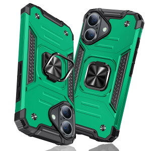 �y���������ziPhone 16 Plus �p�P�[�X �����O �Ռ��z�� �ϏՌ� TPU+PC�o���p�[ ��d�\�� �ČRMIL�K�i �S�ʕی�J�o�[ ����h�~ �ԍڃz���_�[�Ή� �C�菝�h�~ ����~�� �y�� ���^ �A�C�t�H�� 16 plus 