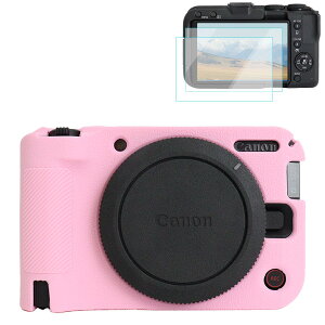 �y���������zRieibi Canon EOS R50 V�J�����p�V���R���P�[�X �X�N���[���v���e�N�^�[2���t�� �F�F�s���N