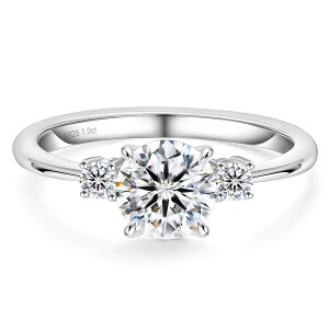 �y���������zKRKC&CO ����w�� 3�΃����O �l�H�_�C���w�� 1.0ct/1.6ct ���A�T�i�C�g�����O �G���Q�[�W�����O ���f�B�[�X�W���G���[ �����L�O�� ���� �G�^�j�e�B�[�M�t�g