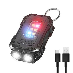 �y���������zYUENTOEN �L�[�����O�^�����d�� �[�d�� �~�jled���C�g �y�� 800mAh 8�_�����[�h ���@�\ �h���E���O�E�����j���O�E��ԍ�ƂɓK�p �u���b�N �F�F�u���b�N