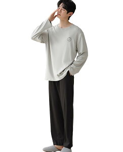 �y���������z[Kayuuhin] �p�W���} ���[���E�F�A �����Y �㉺�Z�b�g������ ���� ��100 ������� �ێ� �t �H �v���I�[�o�[ �_�炩 �z�� �ʋC �Q�Ԓ� �J�W���A�� �F�F���C�g�O���[�A�T�C�Y�F2XL