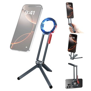 �y���������znediea �X�}�z�O�r Magsafe�Ή� �~�j�O�r �S������ �܂肽���ݎ� �g�уX�^���h �����^�ѕ֗� ���u��/�c�u�� �X�^���h���莝�����[�h 360�x��] ���B��_ �p�x�����\ ���O�r �X�}