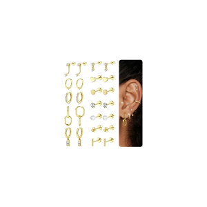 �y���������zJstyle 12�y�A �s�A�X ���f�B�[�X �S�[���h �V���o�[ �X�^�b�h�s�A�X �t�[�v �����O ������ ���� ���� �W���R�j�A �A�����M�[�Ή� �X�e�����X � ���� �W���G���[ �F�F�S�[��