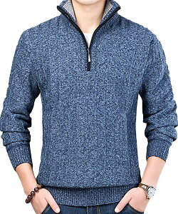 �y���������z[�t���b�v�J�b�V��] �Z�[�^�[ �����Y �n�C�l�b�N ���N�� �g�b�v�X �F�F�l�C�r�[�A�T�C�Y�F2XL