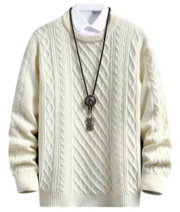 �y���������z[EASTEMPO] �Z�[�^�[ �����Y �H�~ ���� �r�W�l�X �J�W���A�� ������� ������� �N���[�l�b�N ���n �傫���T�C�Y �F�F�x�[�W���A�T�C�Y�FL