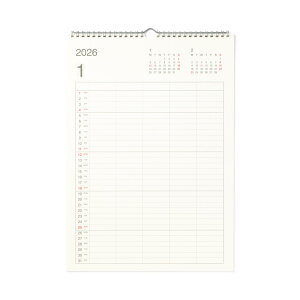 �y���������z����Ǖi 2026�N �o�K�X����y�[�p�[�Ǌ|���J�����_�[ �F�F���A�T�C�Y�FA3(297×420mm)