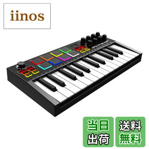 �y���������zOYAYO MIDI�L�[�{�[�h 25�� �[�d�� �x���V�e�B�Ή� MIDI�R���g���[���[ 8�o�b�N���C�g�t���h�����p�b�h 8�m�u OLED�f�B�X�v���C���� DAW�A�g�Ή� ���y����pMIDI�R���g���[���[ �F