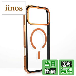 �y���������zJCGOOD iPhone17/17pro/17promax/air �P�[�X 2in1 �A���~ �o���p�[ + �J�����ی�J�o�[�t�� MagSafe �Ή� ���C�����X�[�d �y�� ���^ �������M �Ռ��ی� �j�����p JST �F�F�I�����W�A�T�C�Y�FiPhon