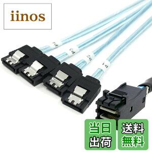 �y���������zchenyang SF-031-040-070-082 Mini SAS SFF-8087 to SFF-8643 �f�[�^�T�[�o�[ �n�[�h�f�B�X�N RAID �P�[�u�� 50cm �F�F�u���b�N SFF-8643 - 4SATA 100cm�B�A�T�C�Y�F1.0m