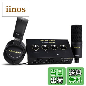�y���������zM-AUDIO M-Track Duo HD �I�[�f�B�I�C���^�[�t�F�C�X USB-C�Ή� 24bit�E192kHz 2�C��2�A�E�g(XLR/TRS�Ή�) ���R�[�f�B���O�E�z�M�E�|�b�h�L���X�g�Ή� �\�t�g�E�F�A�X�C�[�g�t�� �F�F�u���b