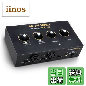 �y���������zM-AUDIO M-Track Duo HD �I�[�f�B�I�C���^�[�t�F�C�X USB-C�Ή� 24bit�E192kHz 2�C��2�A�E�g(XLR/TRS�Ή�) ���R�[�f�B���O�E�z�M�E�|�b�h�L���X�g�Ή� �\�t�g�E�F�A�X�C�[�g�t�� �F�F�u���b