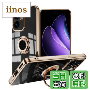 �y���������zLuFiYa �P�[�X �����O�t�� �J�o�[ TPU�f�� �X�^���h�@ �X�}�z�P�[�X �y�� �ϏՌ� ���� �C�菝�h�~ �����h�~ �ԍڃz���_�[ 360°��] �P�[�X �F�F�u���b�N�A�T�C�Y�FOPPO Reno 13A 5G