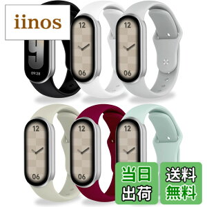 �y���������z[Monuary] 3-8�F Xiaomi Smart Band 10/9/8�ƌ݊����̂�������p���X�g�o���h�A�_�炩��TPU���A�ʋC���A�h���A�v���ȉ�̗̂̍p �F�F6�F�A�T�C�Y�F�t�J���i�V���R���j
