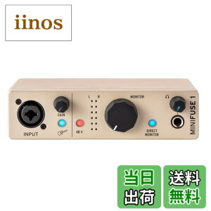 �y���������zArturia �A�[�g���A ���y����\�t�g�t�� �|�[�^�u���E�I�[�f�B�I�C���^�[�t�F�C�X MiniFuse �F�F�V�����p�[�j���A�T�C�Y�FMiniFuse 1