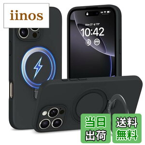 �y���������zTMUJWS iPhone 16 Pro Max �p�P�[�XMagnetic�Ή� �X�^���h�@�\ �}�O�l�b�g���� �B���X�^���h �t�̃V���R�[���J�o�[ �A�C�t�H��16 pro max �p�P�[�X �n�[�h �ϏՌ� �Ռ��z�� �����Y�ی� ����