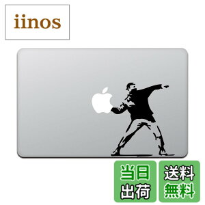 �y���������z�J�C���h�X�g�A MacBook Air/Pro 11 / 13�C���` �}�b�N�u�b�N �X�e�b�J�[ �V�[�� �o���N�V�[ �����g�t �K�C Banksy Molotov Guy M424X �F�F�u���b�N�A�T�C�Y�F11�C���`