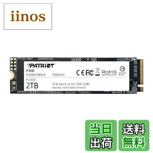 �y���������zPatriot P300 Internal SSD - NVMe PCIe Gen 3x4 - M.2 2280-10 Pack Parent �F�FM.2 PCIe Gen 3x4�A�T�C�Y�F2TB