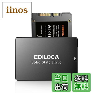 �y���������zEDILOCA ES106 SSD 2.5�C���` 7mm SATA3 6Gb/s 3D NAND�̗p �����^SSD �T�C�Y�F128GB