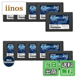 �y���������zPatriot Burst Elite Solid State Drive SSD 2.5 �T�C�Y�F240GB 10 Pack Bulk Packaging