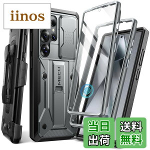 �y���������zTongate Samsung Galaxy S24 Ultra�P�[�X�A�y�X���C�h���J�����J�o�[���X�N���[���v���e�N�^�[�����z�y2�̃t�����g�t���[���z �F�F�O���[�A�T�C�Y�FS24 Ultra Case