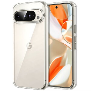 �y���������zJETech Google Pixel 7 / 8 / 9 �P�[�X ���΂݂Ȃ� �ی�P�[�X �Ռ��z�� �o���p�[�J�o�[ ���h�~�n�[�hPC�o�b�N �F�F�N���A�A�T�C�Y�FPixel 9 Pro XL