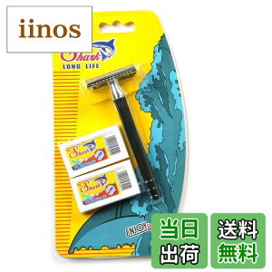 yzShark V[N Double Edge Razor 3s[X nJ~\ ֐nuShark PLATINUMv10t 䓁 E 炻 Y FF^×ubN