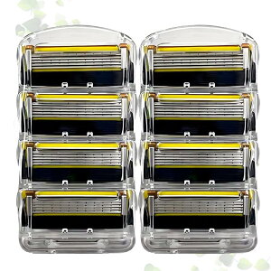 【送料無料】替え刃髭剃りひげをりマニュアルカミソリ交換品 髭剃り カミソリ替刃 剃刀 替え刃 メンズカミソリ 手動カミソリ替刃 ジレットフュージョンと互換性 色:XRS-HS-8