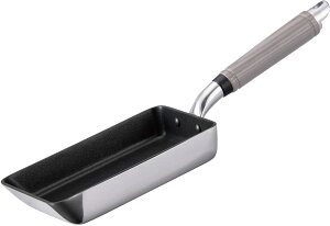 【送料無料】HOKUA(ホクア) 北陸アルミニウム フライパン/炒め鍋/卵焼き 色:グレー、サイズ:13×19cm