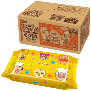 【送料無料】アンパンマン 純水99% 手口ふき メッシュシート 日本製/低刺激性 / 色:マルチカラー、サイズ:12個入(ケース品)