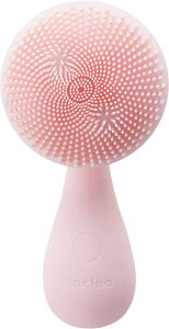 【送料無料】毛穴すっきり!】Faclea 電動 洗顔ブラシ 音波 磁気 防水 植物性シリコンでお肌にやさしい (フェアリーグリーン) 色:ピンク、サイズ:約110 mm×53 mm×43 mm