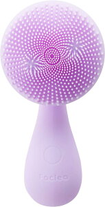 【送料無料】毛穴すっきり!】Faclea 電動 洗顔ブラシ 音波 磁気 防水 植物性シリコンでお肌にやさしい (フェアリーグリーン) 色:パープル、サイズ:約110 mm×53 mm×43 mm