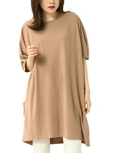 yz[JANJAM] 傫TCY fB[X vI[o[ 5 AVg[ Jbg\[ gbvX cotton100 FFRRAATCYFLL-3L