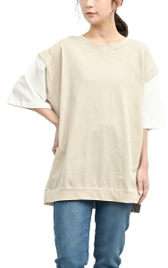 yz[JANJAM] 傫TCY fB[X xXgtFCNvI[o[ 5 d˒ ڐG⊴ Jbg\[ gbvX cotton100 FFx[WATCYF4L