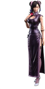 【送料無料】ファイナルファンタジーVII リメイク PLAY ARTS改 ティファ・ロックハート 格闘家ドレス Ver. PVC製 塗装済み可動フィギュア 色:パープル