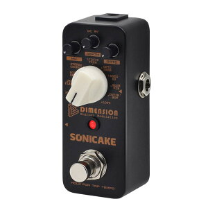 【送料無料】SONICAKE コーラス&フェイザー&フランジャー ギター エフェクター ペダル 5th Dimension 色:黒