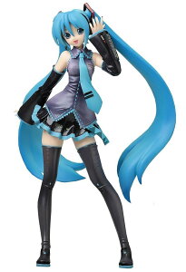 【送料無料】VOCALOID 初音ミク プレミアムフィギュア ボーカロイド PM Premium figure 原型 宮川武氏 ヤマハ プライズ セガ 色:白色に青と黒のアクセント、サイズ:ワンサイズ