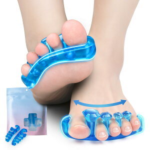 【送料無料】TENICORE 足親指広げる 足指サポーター 左足右足兼用 男性女性兼用 MF5A 色:ブルー、サイズ:M(足長21.5〜24.5cm)