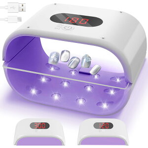 【送料無料】UYTON ネイルライト ペン型 LED & UV ジェルネイルライト スタンド付き 充電式 ネイルライト 速乾 ハンディ UVライト LEDライト 携帯ネイルライト USBコードレス 硬化ライト レジン用