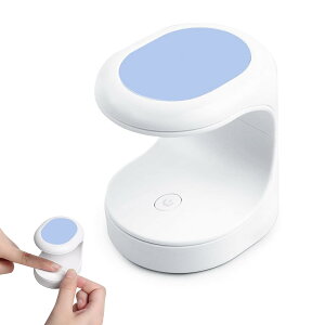 【送料無料】PAVIKE ジェルネイルライト USB式 16W 卵の形 UVライト LED 硬化ライト レジン用 硬化ライト LEDネイルドライヤー 軽量 持ち運びに便利 自宅でDIYネイル用(ブルー) 色:ブルー