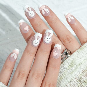 【送料無料】Jofay Fashion ネイルシール 24枚セット ショートネイルシール ミディアム ダイヤモンド キャッツアイ付き 春夏 ネイルシール 人気 和風 かわいい シンプル ファッション 成人式 入