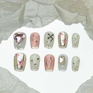 �y���������zSun&Beam Nails ���� �l�C���`�b�v �V���[�g �X�N�G�A���E���h �J���t�� �� �� �s���N �� �q�g�f �� ���� ������� �f�U�C�� �t���� 10���� (#168 XS) �F�F#203�A�T�C�Y�FS