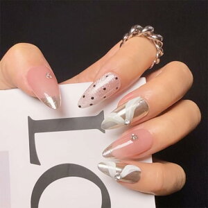 【送料無料】2IM Studio ネイルチップ 10枚入 職人仕上げ 和風ミニマルデザイン 上品シンプル 格子柄 ダイヤモンド グラデーション バタフライ 大理石柄 レオパード柄 ミディアム・ロングサイ