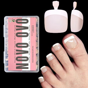 yzNOVO OVOlC`bvAܐplC`bvAJ[utJo[̃_u}bgvt@ChAN\tgWFlCGNXeV FFFrench Tip Toe nails Nude PinkATC