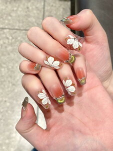 yzBIBII Nails lC`bv t 3D x̒ ԕ t ؍ lC lC`bv V[g 10 LbgAC }Olbg 100% handmade nailsŊȒP ėp\  