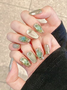 yzBIBII Nails lC`bv t 3D x ԕ t ؍ lC lC`bv V[g 10 LbgAC }Olbg 100% handmade nailsŊȒP ėp\  