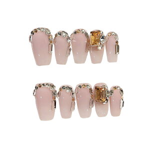 yzBIBII Nails lC`bv t 3D x̒ ԕ t ؍ lC lC`bv V[g 10 LbgAC }Olbg 100% handmade nailsŊȒP ėp\  